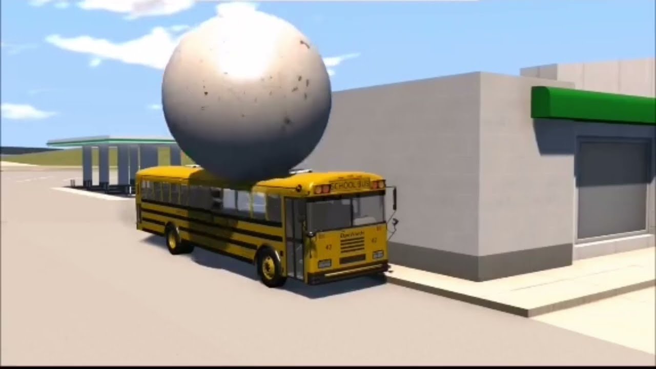 Giant Balls vs Cars - BeamNG.Drive
