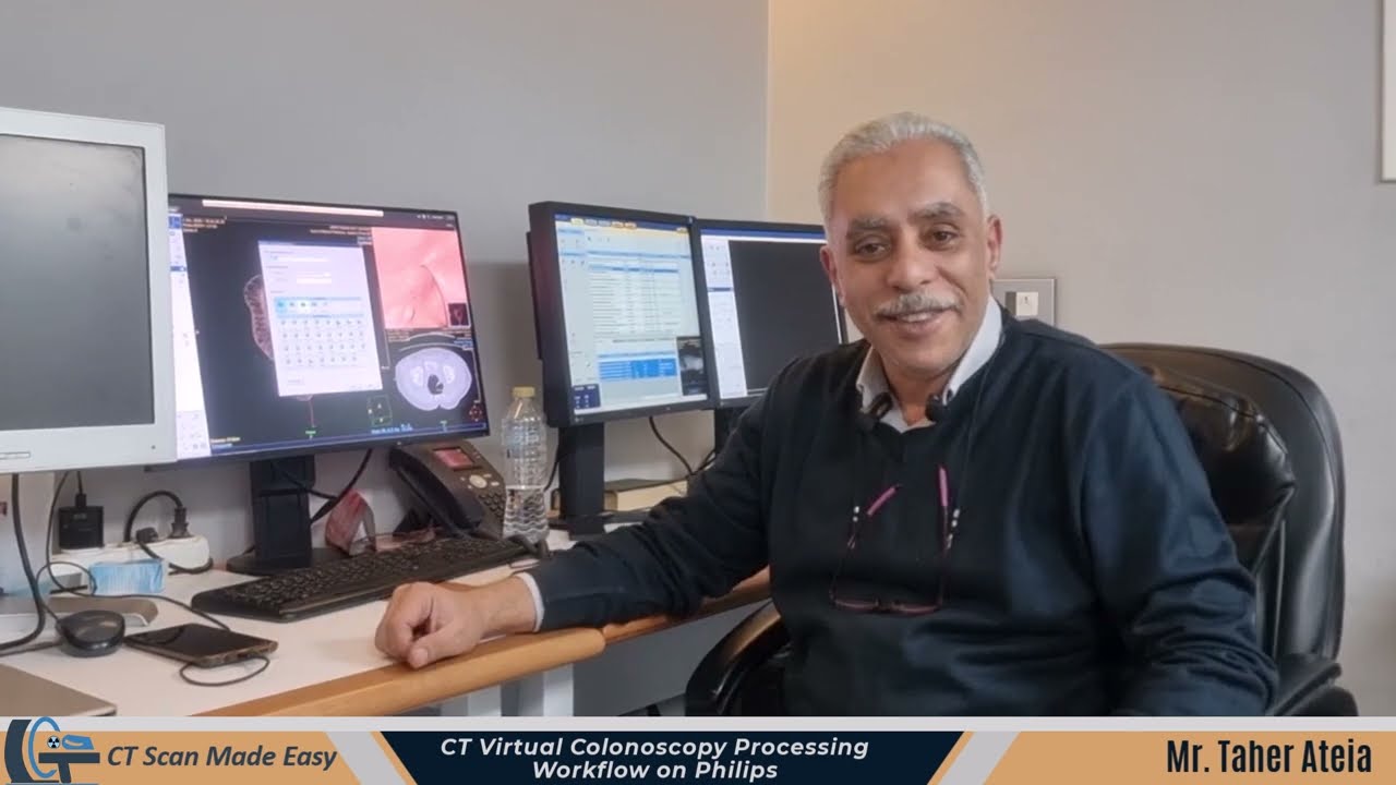 CT Virtual Colonoscopy Processing Workflow on Philips