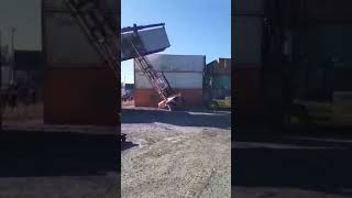 Container handler fail