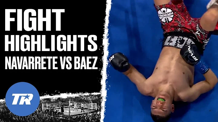 Emanuel Navarrete Delivers Nasty Body Shot KO of Baez to Retain Belt | FIGHT HIGHLIGHTS