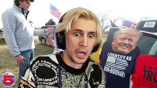 Defend the Border Convoy | xQc Reacts to Channel 5