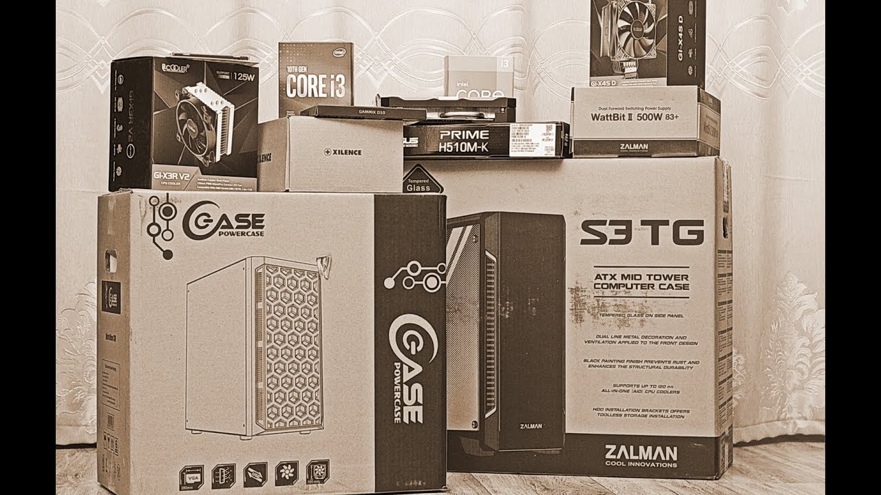 Сборка компьютера | i3-10100f + MSI GTX 970