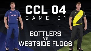 ASHES CRICKET | CCL04 GAME 1 | BOTTLERS CC VS WEST SIDE FLOGS