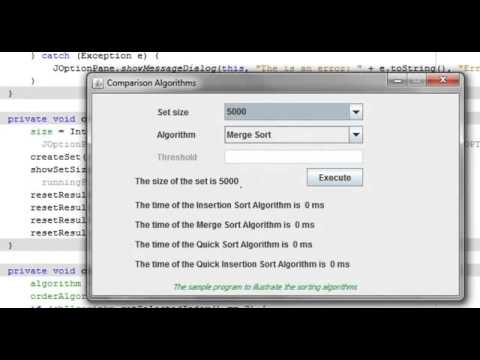 Bài 22 Java Swing+ Sample 1 Algorithms 4