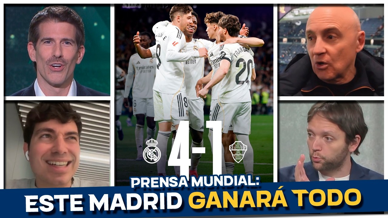 Real Madrid 4 - 1 Elche: Este Real Madrid ilusiona y la prensa lo sabe ...