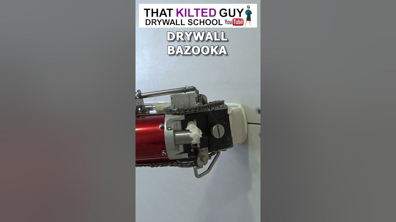 Taping Drywall With a Level5 Automatic Bazooka Taper Shorts YouTube