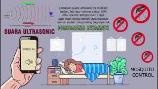 Ultrasonic Sound Wave 20000 Hz Mosquito Repellent - 8 Hours Nonstop Overnight