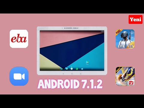 E Tab5 Sürüm Yükseltme - Android 7.1.2 ( Yeni )