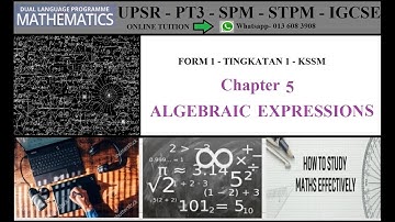Chapter 5 (Form 1) Algebraic Expressions (Part2)