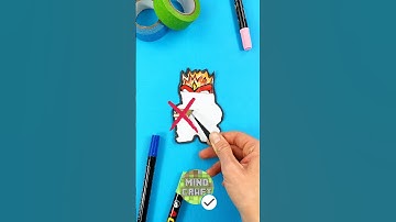 Amazing Solving Paper Craft Puzzle with Anger by Inside Out ✨#insideout2 #insideout #papercraft