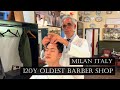Asmr 120       cutting hair at 120 years old authentic italian barber shop