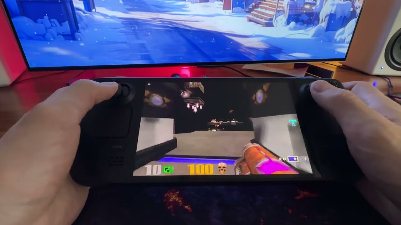 Quake III Arena on Steam Deck OLED