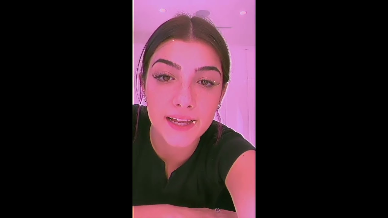 charli d'amelio shows her LEGO Friends salon - Instagram ig live 8/25/2020