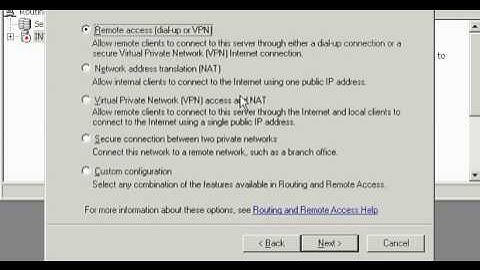 How to enable routing and remote access on Microsoft Server 2003