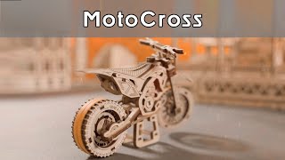 [MotoCross] Wooden Mechanical Model Set by WOODEN.CITY