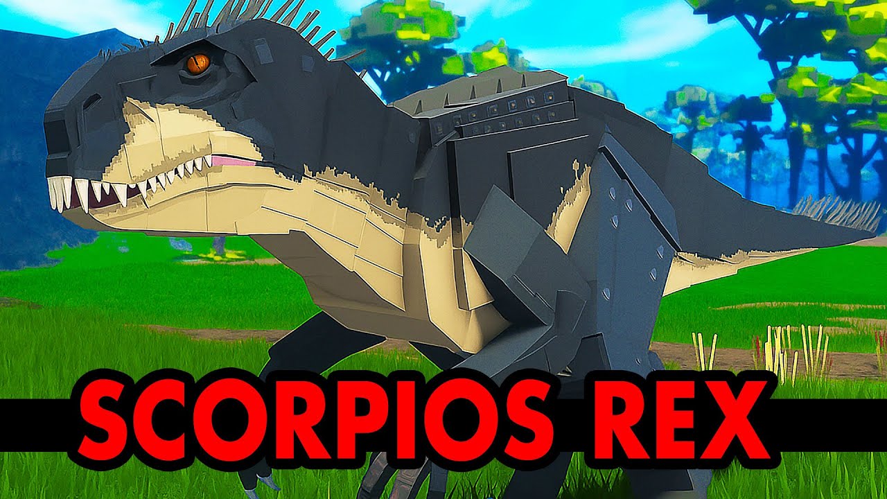 Jedyna Gra w Której Zagrasz SCORPIOS REXEM - Jurassic Blocky