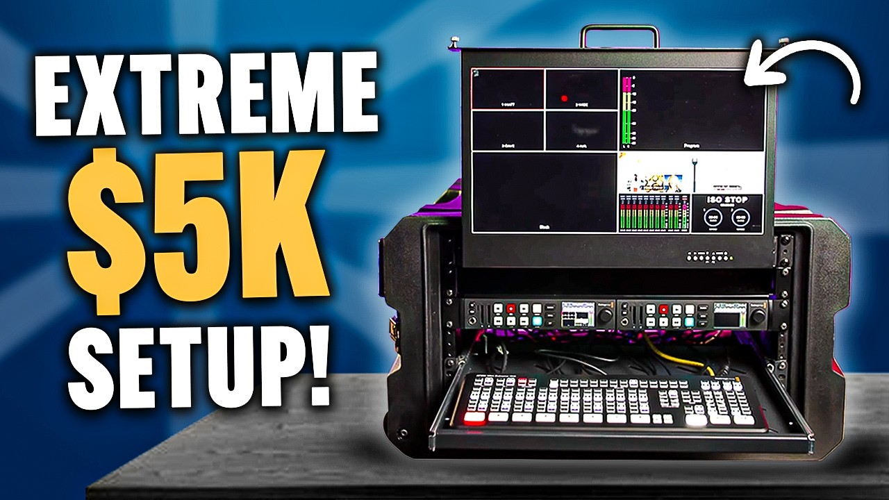 Ultimate Live Streaming Rack Case for Under $5000 - ATEM Mini Extreme