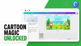 How to Create Animated Cartoon Videos in Canva (Playful Character Movement)