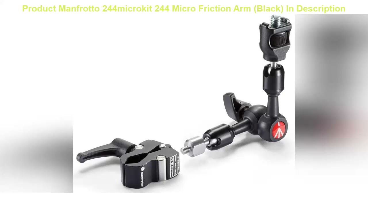 Manfrotto 244microkit 244 Micro Friction Arm (Black)