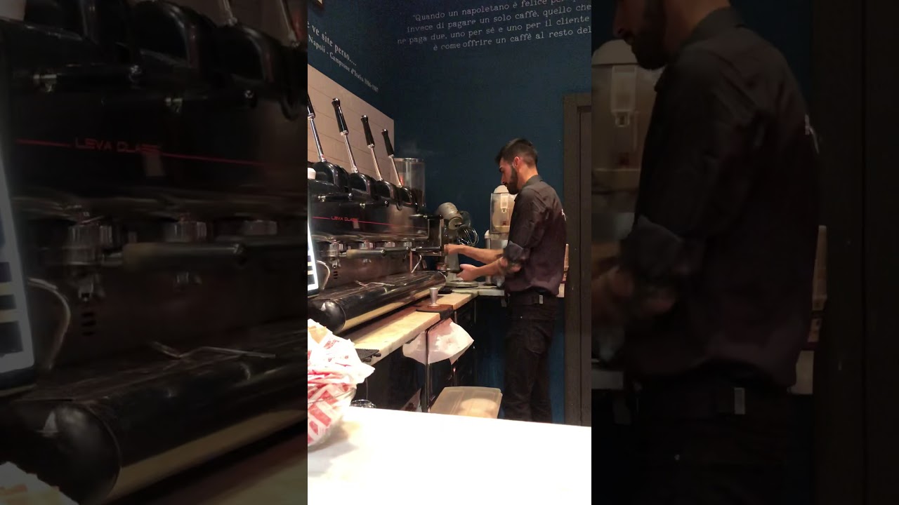 Estrazione caffè con macchina a leva!