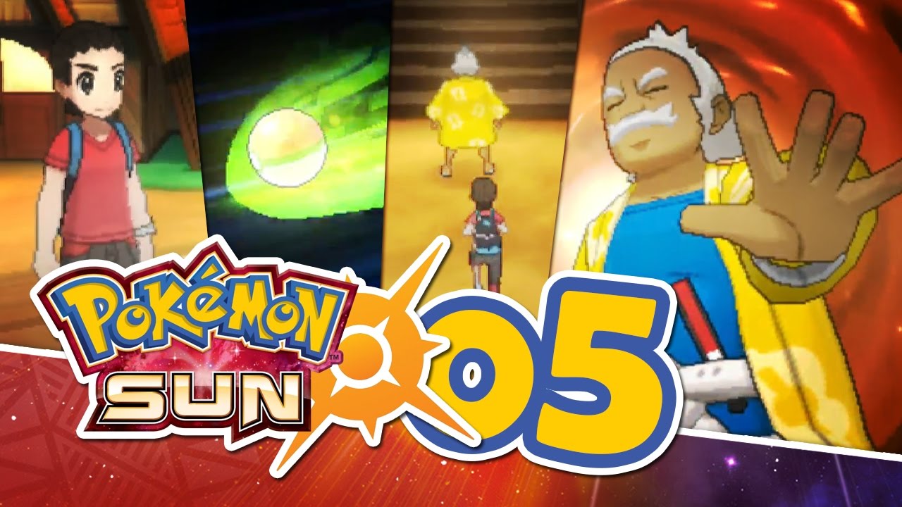 ISLAND KAHUNA BATTLE! | Pokemon Sun and Moon Episode 05 - YouTube
