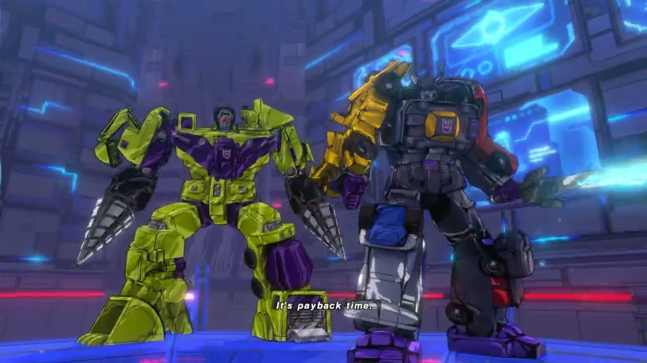 Constructicons, Devastator and Menasor Intense Boss Fight - Transformers Devastation (4K 60fps)