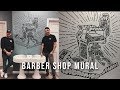 BARBER SHOP MURAL !! (The Classy Edge, Dracut, MA)