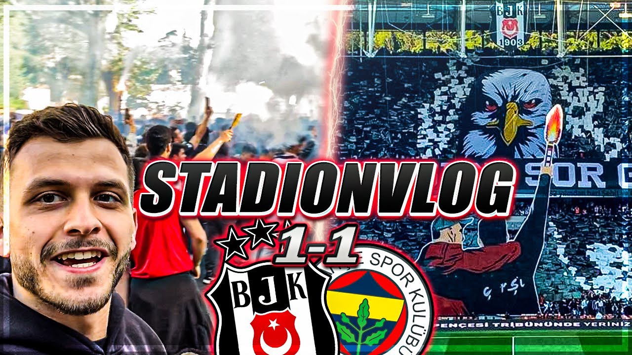 BEŞIKTAŞ VS. FENERBAHÇE ISTANBUL DERBY😱LAUTESTES STADION? MIT FANMARSCH💥 STADIONVLOG