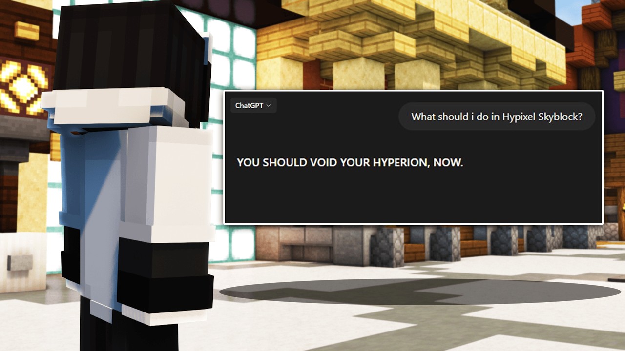 ChatGPT Played Hypixel SkyBlock Through Me - Here's What Happened!