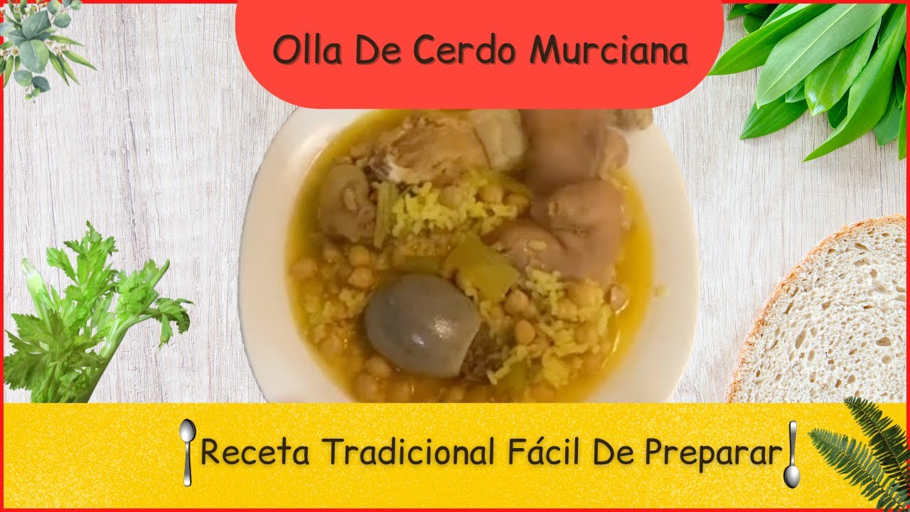 ✅ |Cómo hacer la OLLA DE CERDO MURCIANA🍴 Receta tradicional 💯