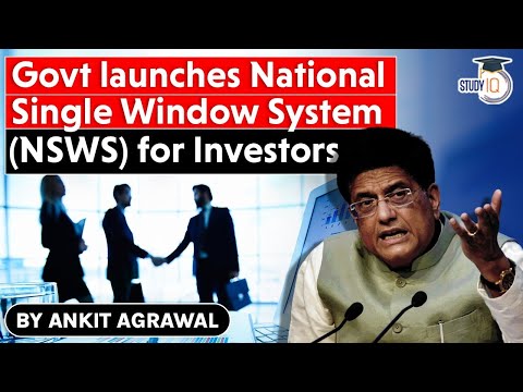 National Single Window System to boost Ease of Doing Business launched by Government | Economy UPSC