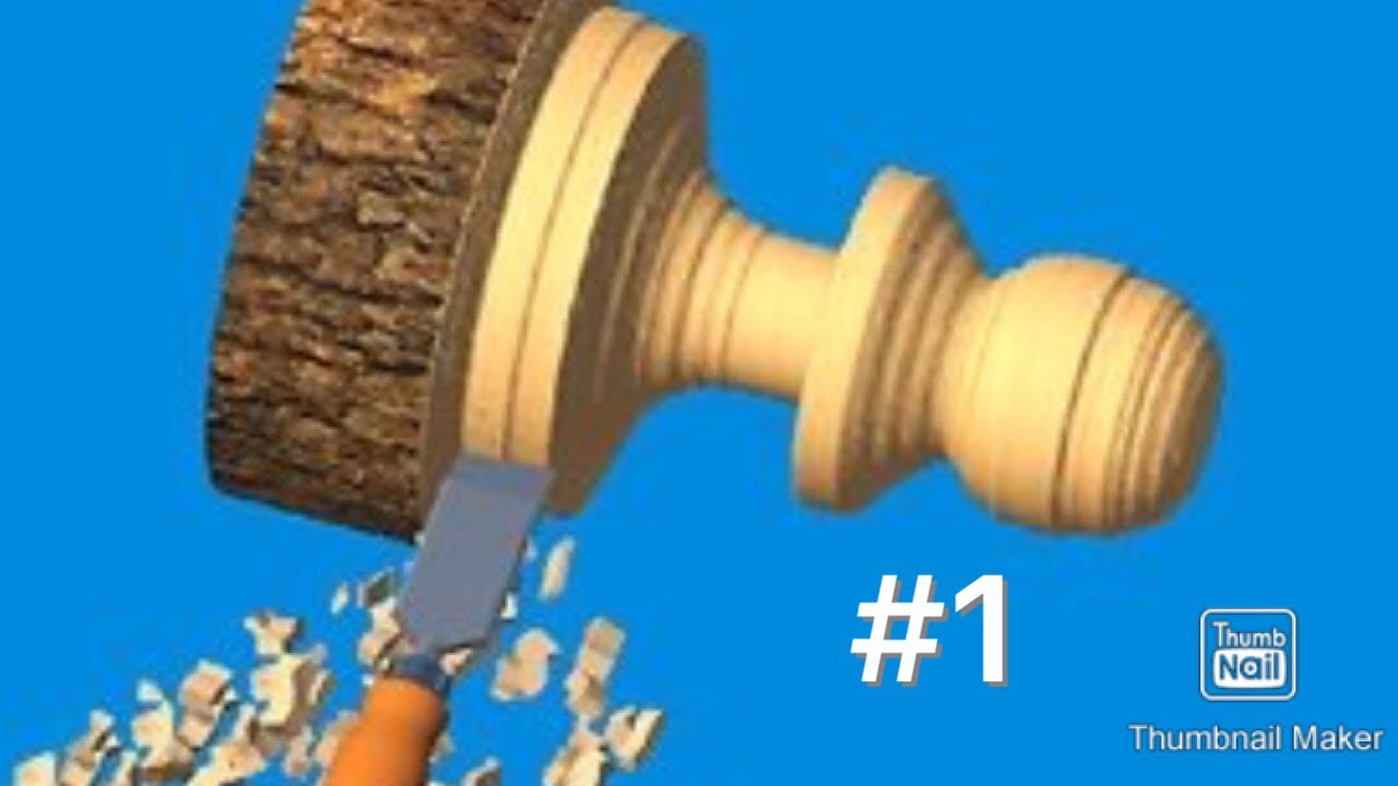 Playing wood carving 3D 1 YouTube