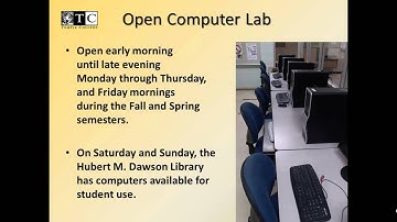 Temple College Testing Center, Open Computer Lab and Computer Loaner Program