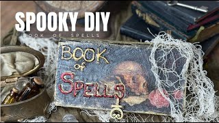 Halloween DIY Book of Spells | Spooky Mixed-Media Spell Book Tutorial
