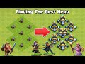 Every level heroes vs every level cannon formation  clash of clans