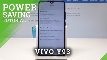 How to Activate Power Saving Mode in VIVO Y93 - Battery Saver Mode