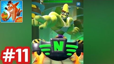 Crash Bandicoot: On The Run - Gameplay Walkthrough - Part 11 Nitro Mutagen Nitrus Brio (iOS/Android)