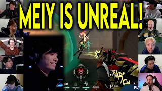 Valorant Streamers React To DFM Meiy UNREAL 4k Against Varrel In VCT