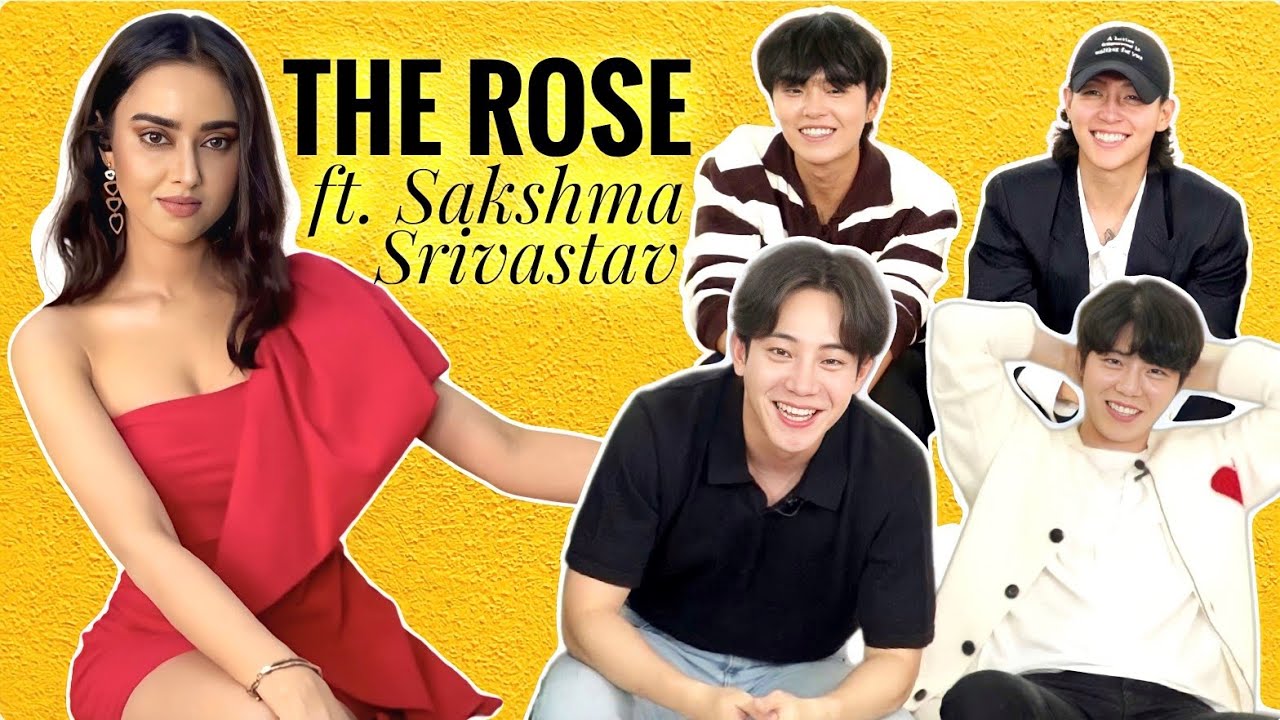 South Korean Band THE ROSE ft Sakshma Srivastav  Indian Interview  E NOW  K Pop