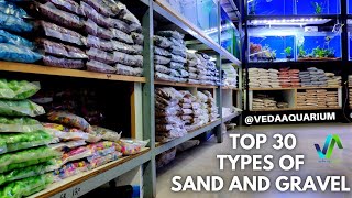 Top 30 Types of Gravels and Sand | For aquarium | Aquarium stones | Aquarium Sand#soil  #sand #stone