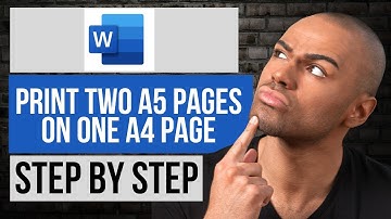 Hoe u twee A5-pagina