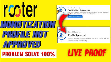 ROOTER APP PROFILE NOT APPROVED || ROOTER APP PROFILE PROBLEM SOLVE #ROOTER