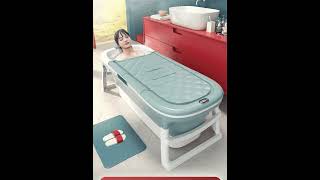 Staranddaisy Folding Bathtub For Kids Children And Adult Super Large Mega Size Bathtub With Streamer