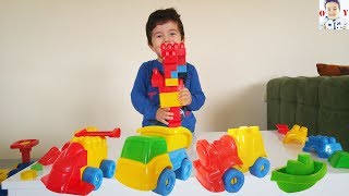 Lego City Yarış Arabası, Kamyon, Tren, Gemi Oyuncaklar Yaptık Oynadıklearn Colours