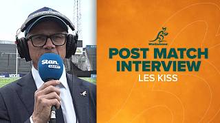 Information Les Kiss reacts to Argentina win | Post Match Interview | Wallabies v Argentina News