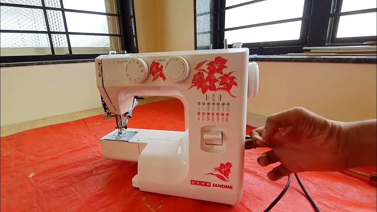 How to repair a USHA janome allure Dlx electric sewing machine. YouTube