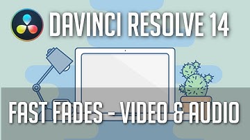 Fastest Way to Fade Video and Audio | DaVinci Resolve 14 Tutorial