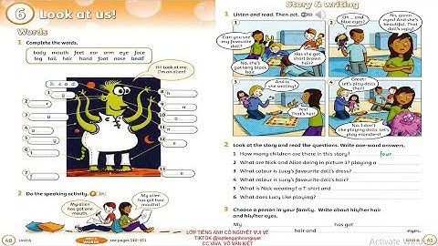 Get Ready for Starters – 2nd Edition | Unit 6: Look at us! | Lớp Tiếng Anh Cô Nguyệt Vui Vẻ