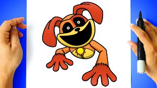 Como DESENHAR o DOG DAY - Como DIBUJAR a DOGDAY - Poppy Playtime Chapter 3 - [ Drawing Tutorial ] screenshot 2