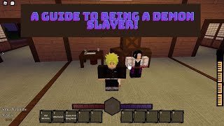 Roblox Wisteria: Demon slayers guide!
